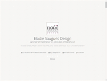 Tablet Screenshot of elodie-saugues.com